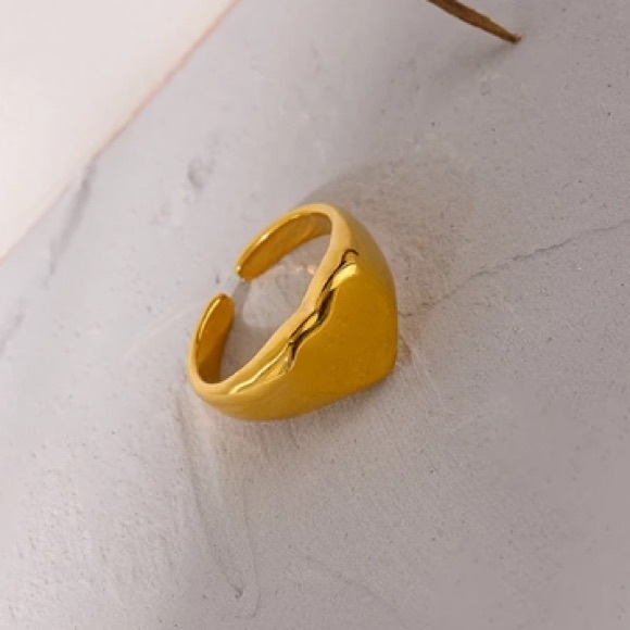 Heart ❤️ open ring - Picture 4 of 5